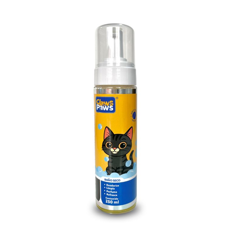 Baño de Espuma Seco para Gato