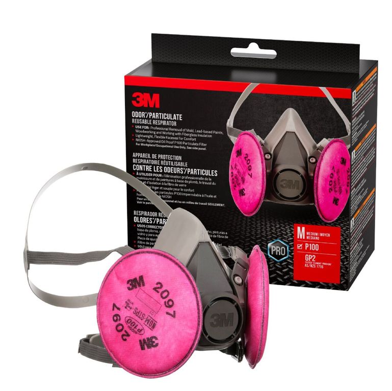 Respirador de Silicona 3M 6297 Mediano para Rostro