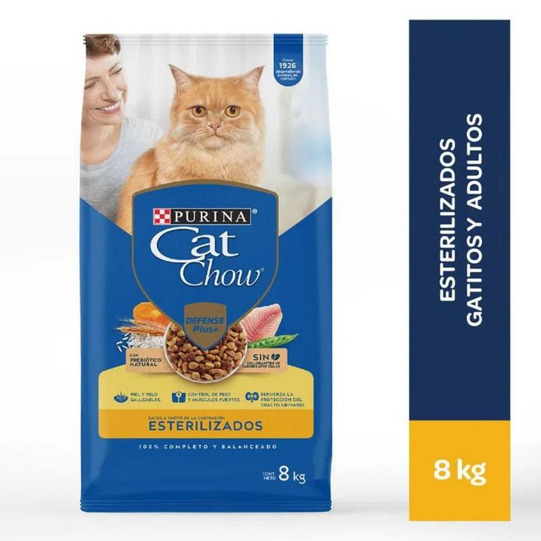 Cat Chow Esterilizado Croquetas para Gatos 8kg