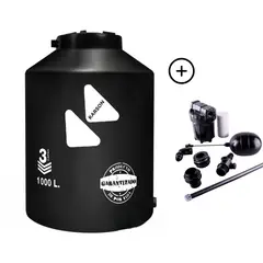 KARSON - Tanque de Agua Negro 1000 L + Accesorios
