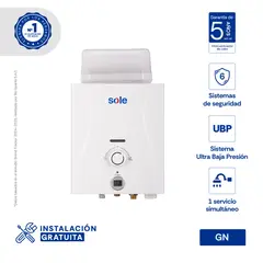 Sole - Terma a Gas GN Sole Control Total 5.5 LT con Accesorios