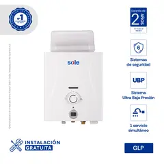 Sole - Terma a Gas GLP Sole Control Total 5.5 LT con Accesorios