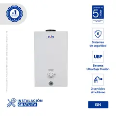 Sole - Terma a Gas GN Sole Control Total 10 LT con Accesorios