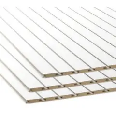 undefined - Tablero MDF Ranurado Blanco 18mm