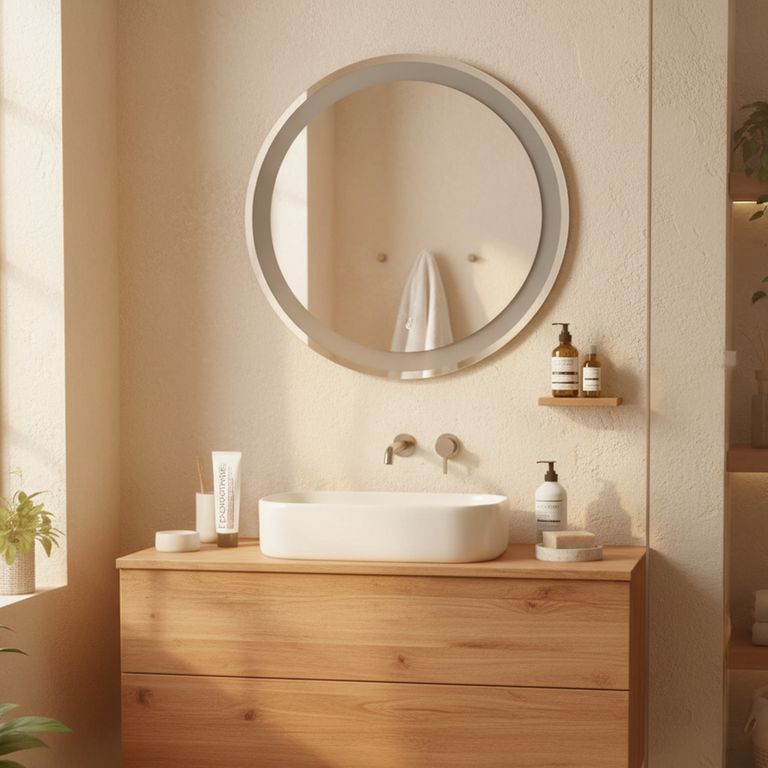 Espejo de Baño Centro Pavonado Mundi