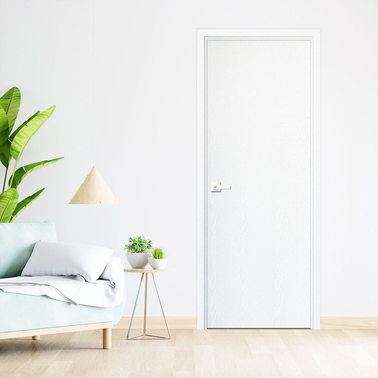Puerta Interior Aspen 85x207cm Blanco