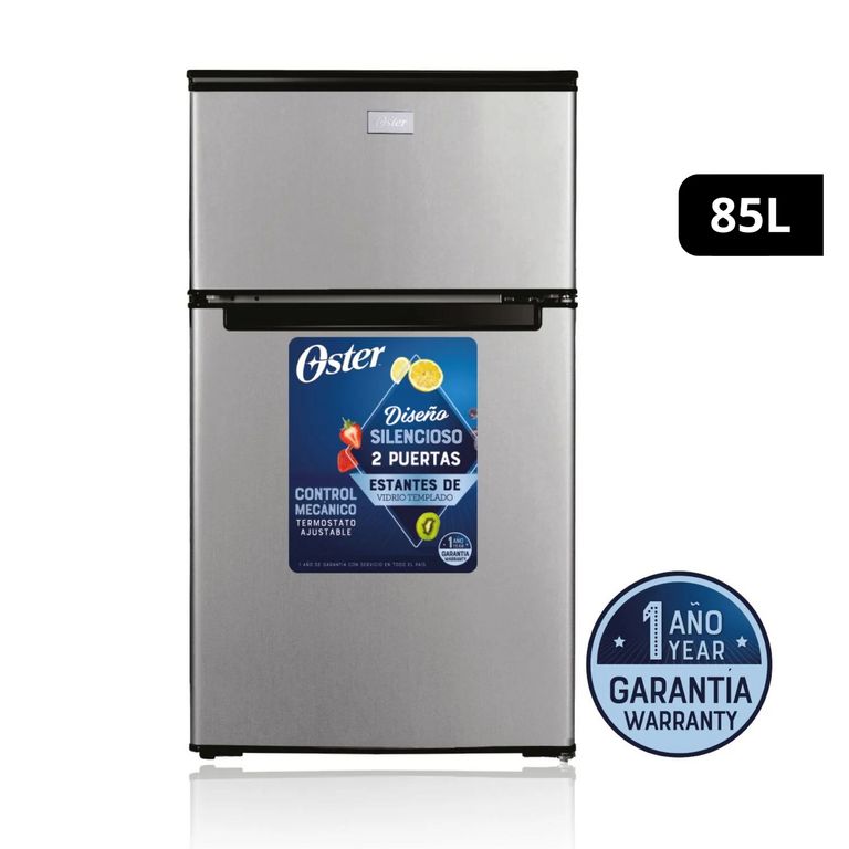 Frigobar Oster 85 Lt OSPMB233BV Silver