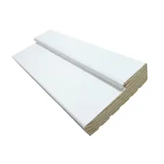 ARES - Marco Aspen Pino Finger Clear Pet Text. Blanco Recto 32X90X2120Mm (Vano 100) C/Rebajo 49 C/Burlete Simple