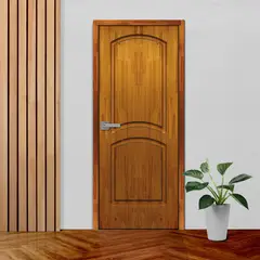 ARES - Puerta de madera Principal Amelia Solida Alistonada Pino 40X950X2070Mm Embolsado