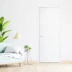 ARES - Puerta Principal Aspen HDF 4Mm Hr Pet Blanco Txt 42X700X2070Mm Relleno Sauerland Tubular Embolsado