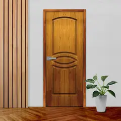 ARES - Puerta de madera Principal Cristina Solida Alistonada Pino 40X950X2070Mm Embolsado
