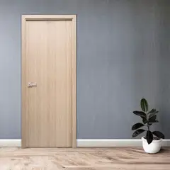 ARES - Puerta Ontario HDF 4Mm Hr Pet Teka 42X850X2070Mm Relleno Sauerland Tubular Embolsado