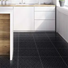 CELIMA - Cerámica Negro Marmolado 45x45cm 2.23m2 Piave