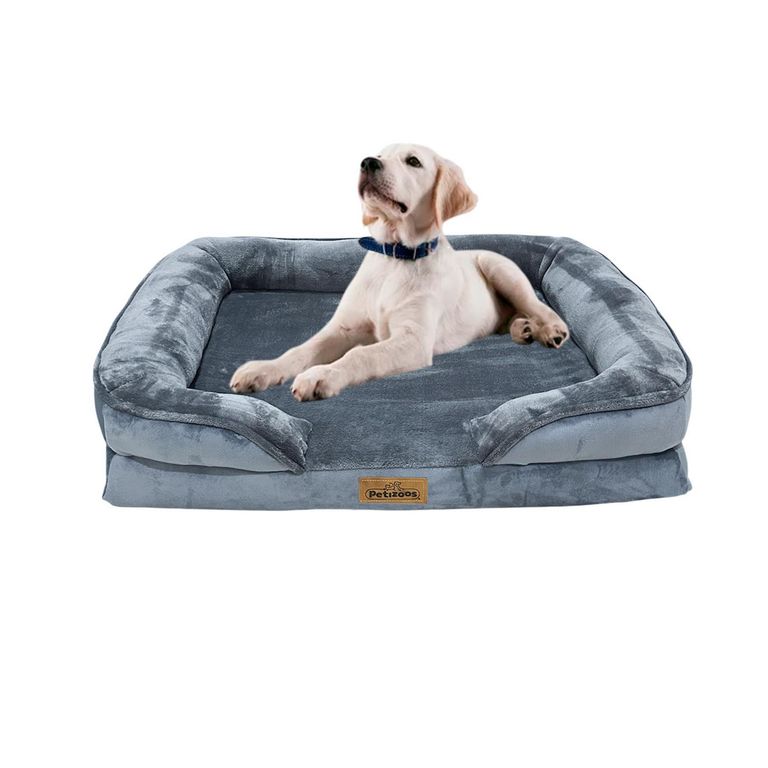Sofá Cama para perro raza pequeña / mediana 82 x 64 x 20 cm color Gris