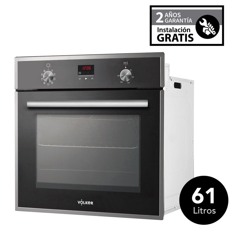 Horno Empotrable Volker Eléctrico 65 Lt MEM619 Negro