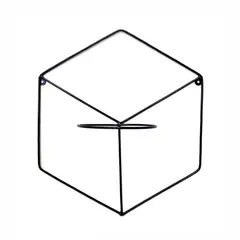 undefined - Portamacetas para Pared Hexagonal 14cm Metal