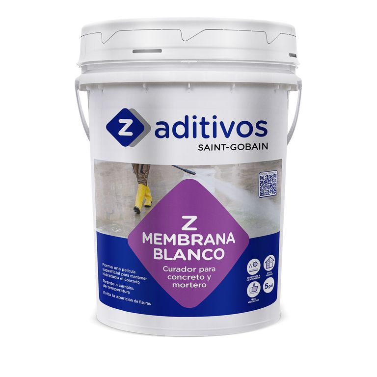 Curador de concreto Z Membrana Blanco x 5 Gl Z Aditivos