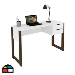 BONNO - Escritorio Blanco Melamina Chester