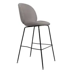 ZIYAZ - Silla Bar Chita Gris Claro