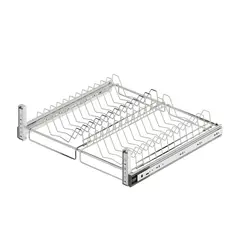 undefined - Canasta Extendible para Porta Plato Cromado