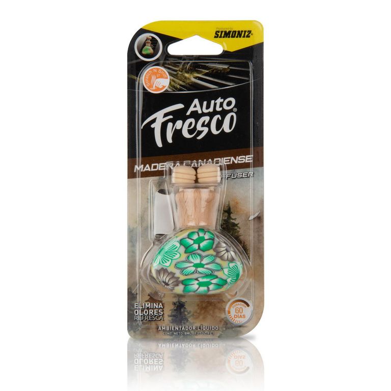 Ambientador Difusor Cubo Auto Fresco Madera 5Ml