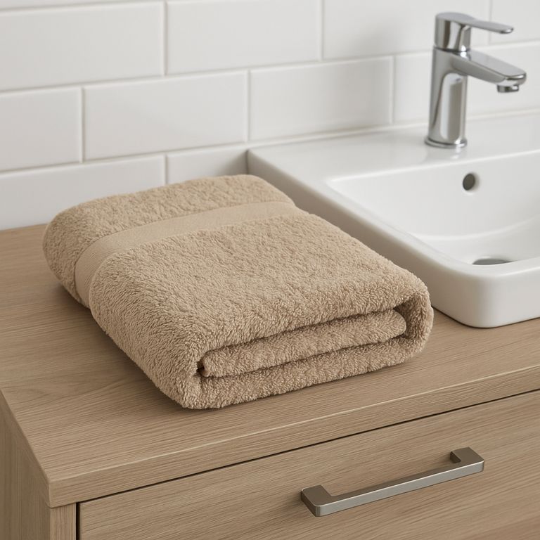 Toalla de Mano 650gr 45x80cm Beige