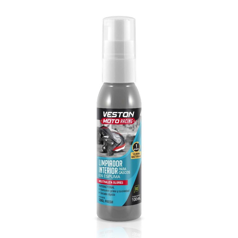 Limpiador Interior para Cascos en Espuma Frasco x 100 ml