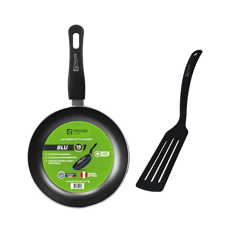 Sartén 18cm con Espátula