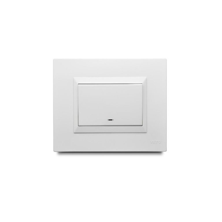 Conmutador Simple Plura Blanco