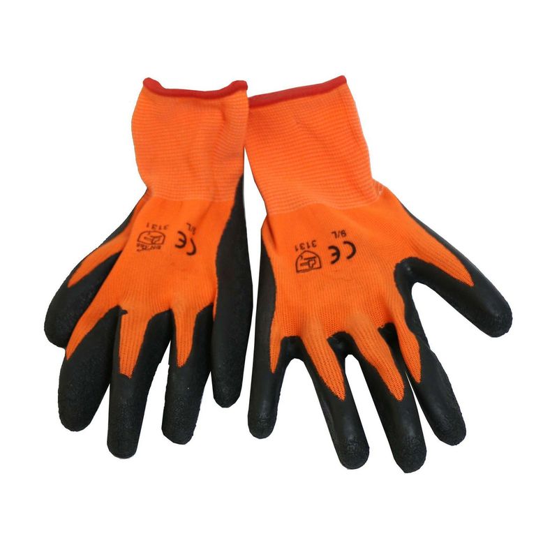 Guantes de Poliéster para Jardinería Negro