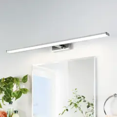 EGLO - Lámpara de Espejo LED Pandella 1 Gris/Plata