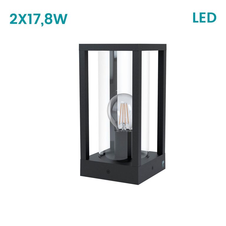Lámpara de Pase Cascinetta 1L E27 Eglo Negro
