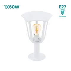 EGLO - Lámpara de Pase Monreale 1L E27 Blanco