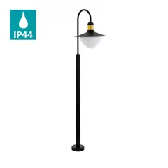 EGLO - Lámpara de Pie Sirmione 1L E27 Negro