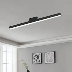 EGLO - Lámpara de Techo LED Simolaris-Z Negro