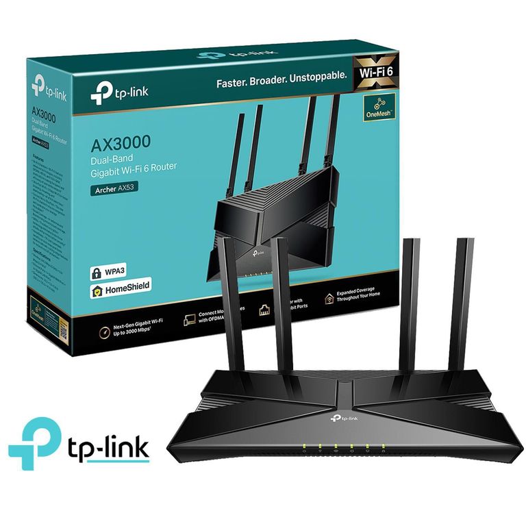 Router TP-Link Archer AX53 Wi-Fi 6 Router Dual Band AX3000
