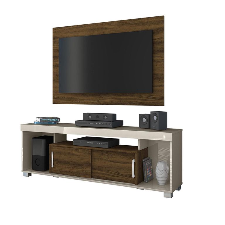 Combo Panel de TV 50" + Mesa Auxiliar Pietro