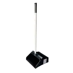EBRIEL - Recogedor Movible Con Mango Aluminio Negro
