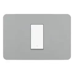 BTICINO - Interruptor Simple Placa Matix GO Gris