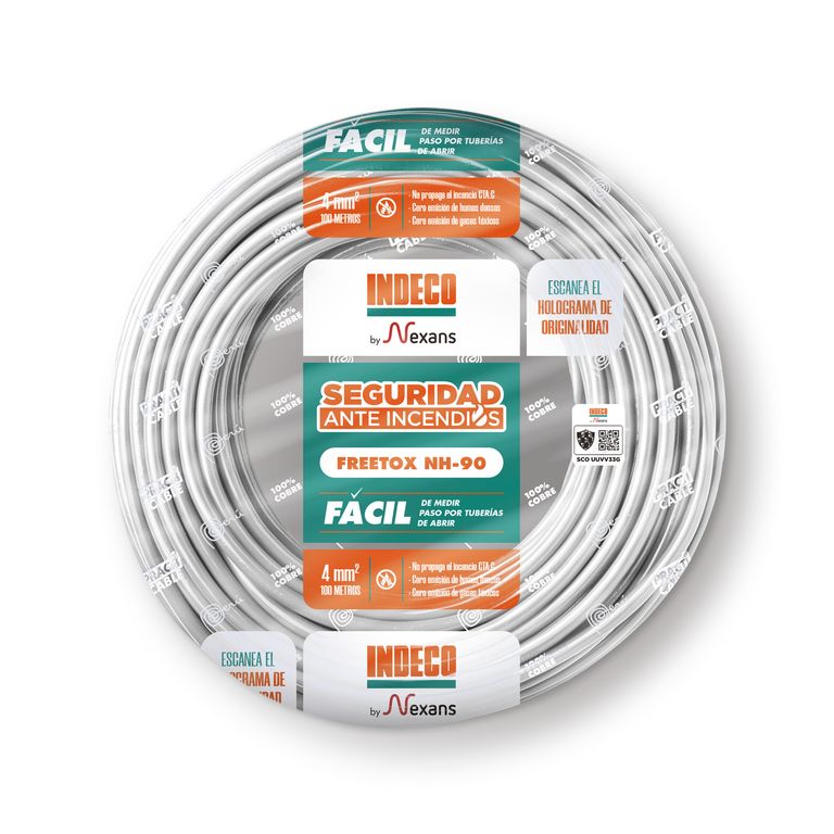 Cable Nh90 4mm Indeco x 100m Bl