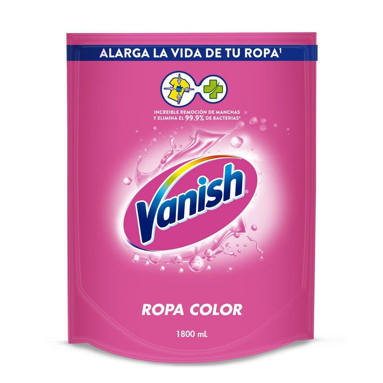 Quitamanchas Vanish Rosa Líquido 1800ml
