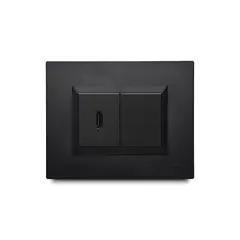 VETO - Toma HDMI Simple Plura Negro