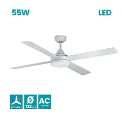 EGLO - Ventilador de Techo Trinidad Blanco