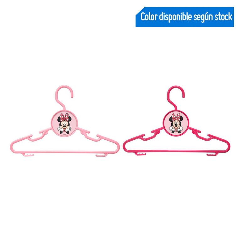 Set 3 Colgador de Ropa Infantil Disney Minnie