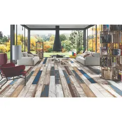 KLIPEN - Porcelanato Azul Maderado 20x120cm 1.44m2