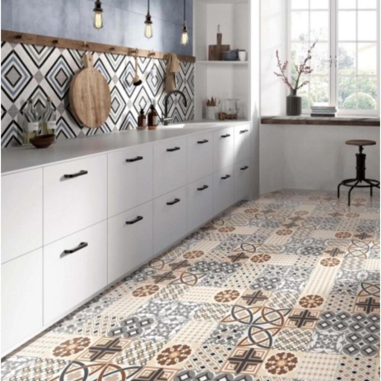 Gres porcelánico Multicolor 60x60cm 1.44m2 Liso Mate Sintra
