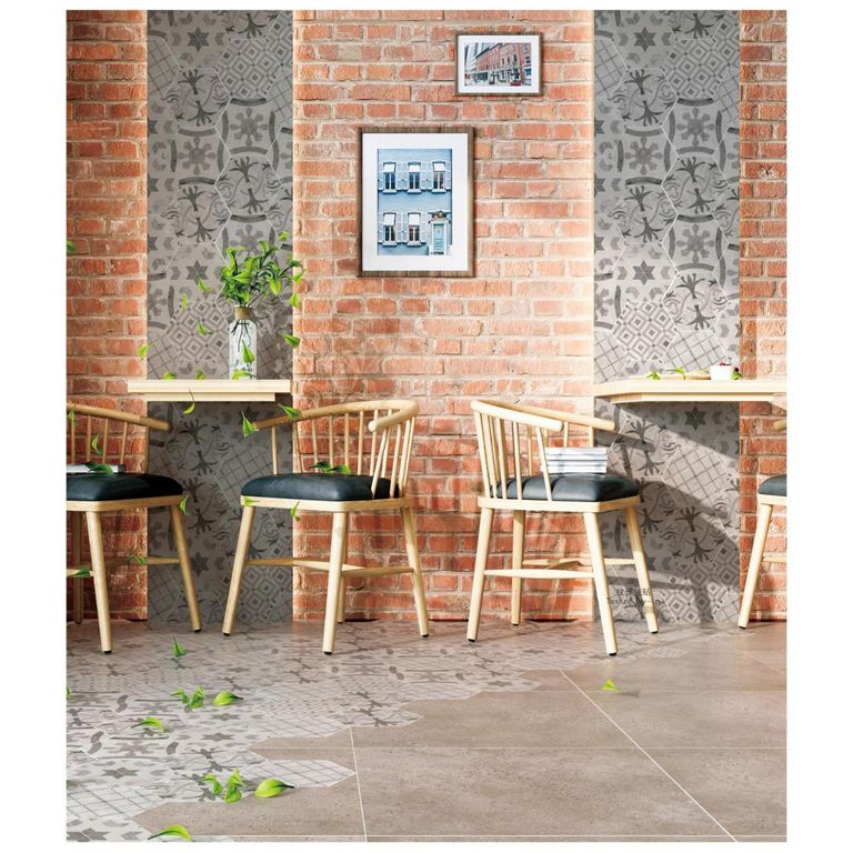 Gres porcelánico Hexagonal City Mate 20x23cm