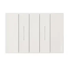 BTICINO - Interruptor Unipolar Doble 10AX Living Now Blanco