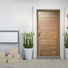 DIMFER - Puerta Exterior Imperio Madera Cedro-Pino 45X95X2070
