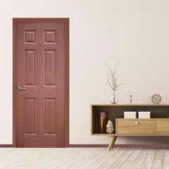 DIMFER - Puerta Interior HDF Enchape con Travesaño Premium Kala